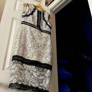 Black and white dress